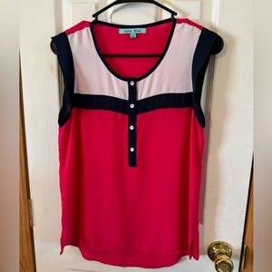 Alice Blue sleeveless blouse